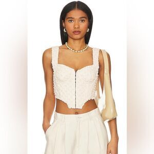 REVOLVE x NBD Donnie bustier in cream medium